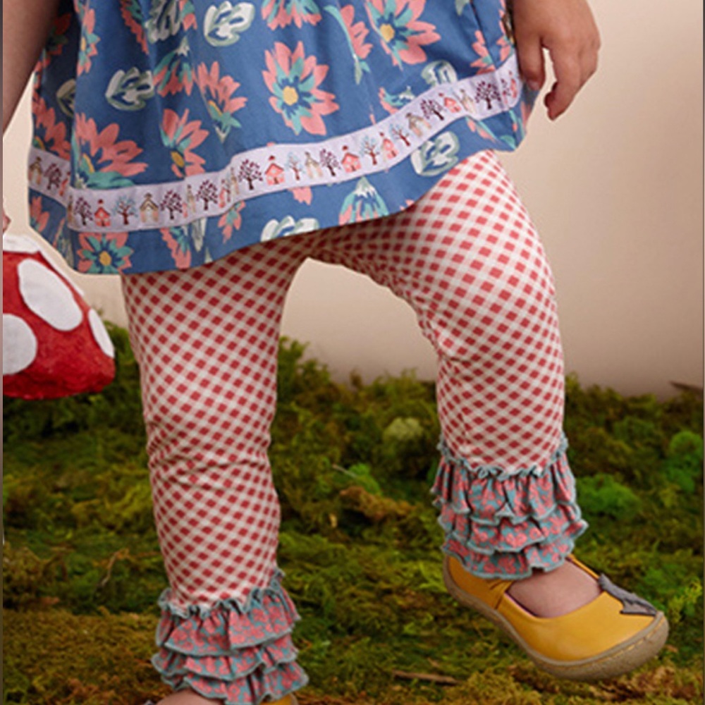 Matilda Jane Once Upon A Time Rose Tree Leggings 12/18m NWT